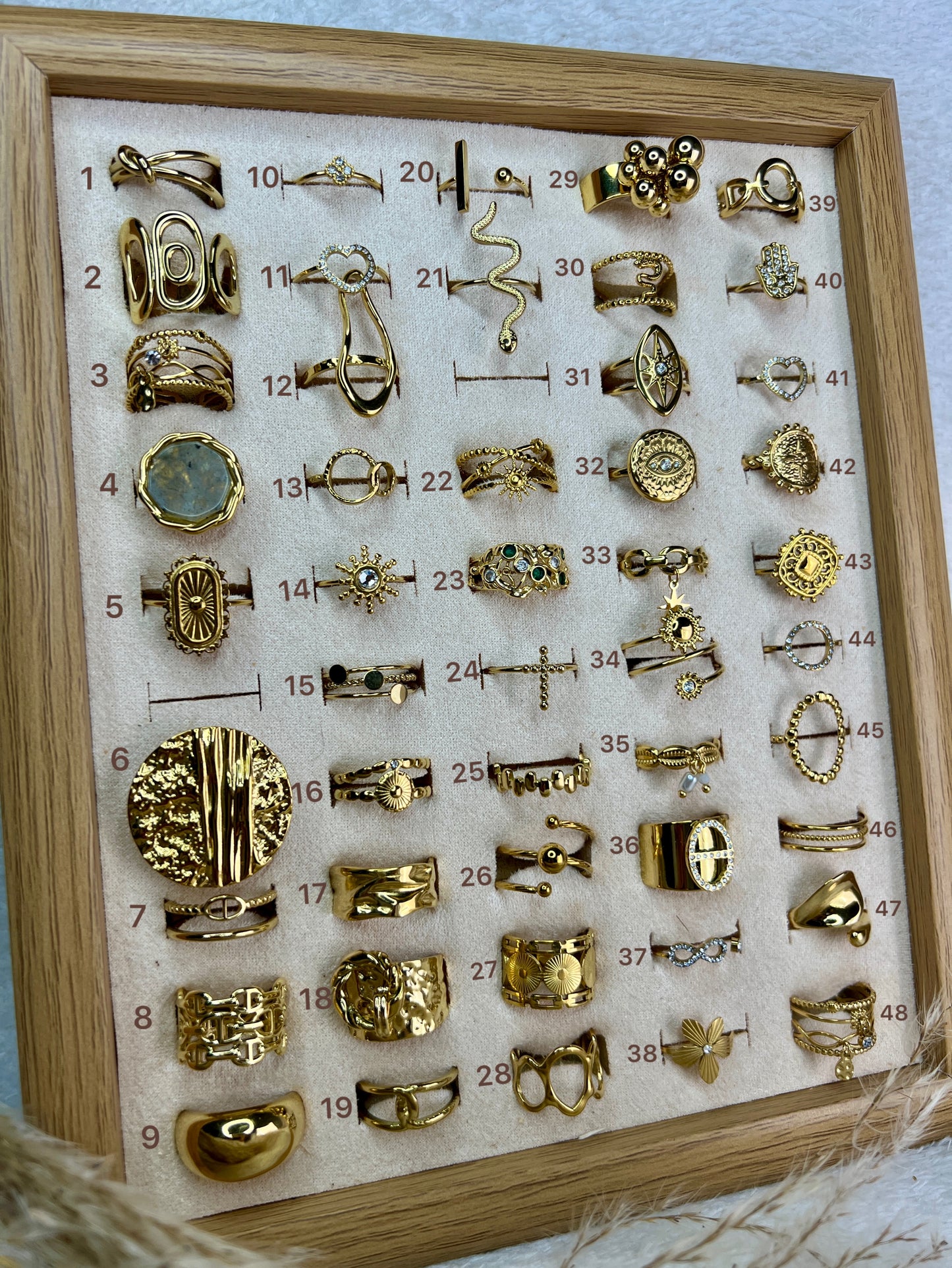 Bagues ajustables en acier inoxydable