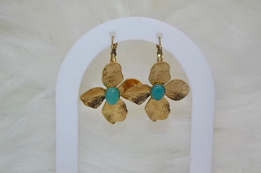 Boucles d'oreilles capucine